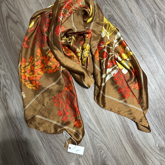 Autumn Earth Toned Scarf One Size new with tags - Picture 2 of 4